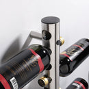 Suporte de Vinho Para Parede em Aço Inoxidável