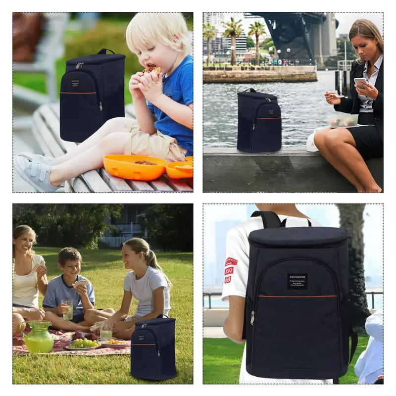 Mochila Térmica Cooler Impermeável e à Prova de Vazamento 20 L - CoolerBag