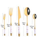 Conjunto Luxo de Talheres em Aço Inoxidável