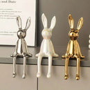 Estátua Coelho de Cerâmica