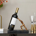 Estatueta Decorativa Suporte Para Vinho