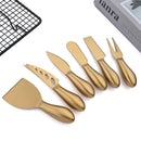 Conjunto de Facas Para Queijos 6 Peças em Aço Inoxidável