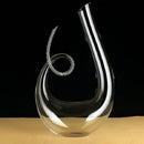 Decantador de Cristal Espiral de Cisne