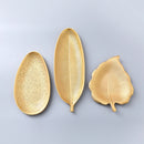 Bandeja de Madeira Dourada