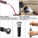 Abridor de Vinho Automático Elétrico Kit Completo - Vin Valois